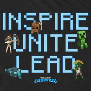 Men's Minecraft Legends Inspire Unite Lead  Adult T-Shirt