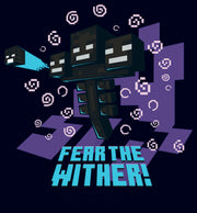 Men's Minecraft Fear the Wither  Adult T-Shirt