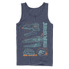 Men's Jurassic World: Fallen Kingdom Fossil Skulls  Adult Tank Top