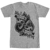 Men's Lost Gods Death Ace of Spades  Adult T-Shirt