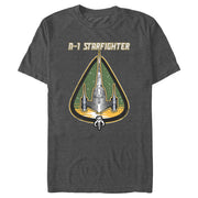 Men's Star Wars: The Mandalorian N-1 Starfighter Logo  Adult T-Shirt