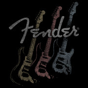 Men's Fender Triple Fret Logo  Adult Pull Over Hoodie