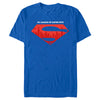 Men's DC League of Super-Pets Skyline Superman Crest  Adult T-Shirt