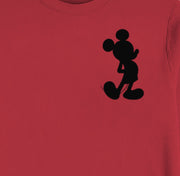 Men's Mickey & Friends Pocket Silhouette  Adult Sweatshirt