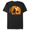 Men's Star Wars: The Mandalorian Halloween Din Djarin Haunting Galaxy  Adult T-Shirt