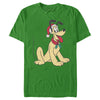 Men's Mickey & Friends Retro Festive Pluto  Adult T-Shirt