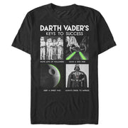 Men's Star Wars Darth Vader's Keys To Success  Adult T-Shirt