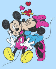 Men's Mickey & Friends Valentine's Day Minnie Mouse Smooch  Adult T-Shirt