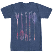 Men's Lost Gods Watercolor Arrows  Adult T-Shirt