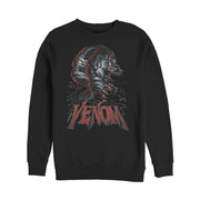 Men's Marvel Venom Scratch  Adult Sweatshirt