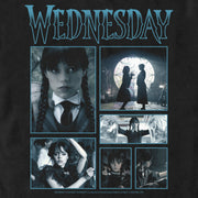 Men's Wednesday Iconic Scenes  Adult T-Shirt