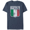 Men's Lost Gods Italy Flag Crest  Adult T-Shirt