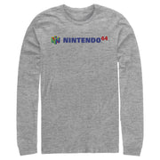 Men's Nintendo Classic N64 Logo Text  Adult T-Shirt