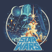 Men's Star Wars Classic Scene Circle  Adult T-Shirt