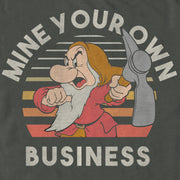 Men's Snow White and the Seven Dwarves Grumpy Mine Your Own Business  Adult T-Shirt