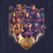 Men's Guardians of the Galaxy Vol. 3 Heroes Badge  Adult T-Shirt