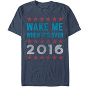 Men's Lost Gods Election Wake Me When It's Over 2016  Adult T-Shirt