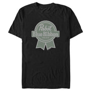 Men's Pabst Colorblind Ribbon Logo  Adult T-Shirt