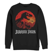 Men's Jurassic Park Skeleton Desert Logo  Adult Sweatshirt