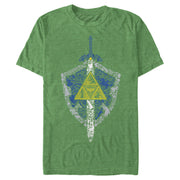 Men's Nintendo Legend of Zelda Hidden Pattern  Adult T-Shirt