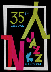 Men's Soul NY Jazz Festival Poster  Adult T-Shirt