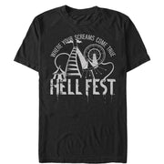 Men's Hell Fest Screams Come True  Adult T-Shirt