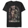 Men's Star Wars: The Mandalorian Shining Mando  Adult T-Shirt