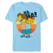 Men's The Simpsons Nelson Laugh  Adult T-Shirt