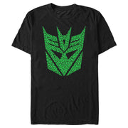 Men's Transformers St. Patrick's Day Cloverfield Decepticon Logo  Adult T-Shirt