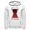 Men's Marvel Black Widow Gradient Logo  Adult Pull Over Hoodie