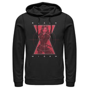 Men's Marvel Black Widow Hero Target  Adult Pull Over Hoodie