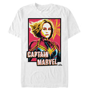 Men's Marvel Captain Marvel Artistic Portrait  Adult T-Shirt