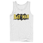 Men's Batman Logo Vintage  Adult Tank Top