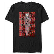 Men's The Nightmare Before Christmas Jack See You in Your Nightmare Coffin  Adult T-Shirt