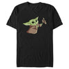 Men's Star Wars: The Mandalorian Grogu Chasing Butterflies  Adult T-Shirt