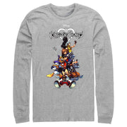 Men's Kingdom Hearts Coded Box Art  Adult Long Sleeve Shirt