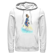 Men's Kingdom Hearts 1 Hero by the Shore  Adult Pull Over Hoodie