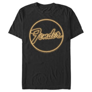 Men's Fender Neon Logo  Adult T-Shirt