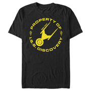 Men's Star Trek: Discovery Property of ISS Discovery  Adult T-Shirt