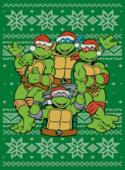 Men's Teenage Mutant Ninja Turtles Ugly Christmas Sweater  Adult Sweatshirt