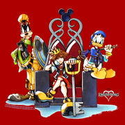 Men's Kingdom Hearts 1 King of Hearts  Adult T-Shirt