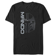 Men's Star Wars: The Mandalorian Mando Helmet  Adult T-Shirt