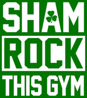 Men's Lost Gods St. Patrick's Day Sham Rock this Gym  Adult T-Shirt