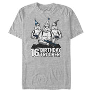 Men's Star Wars Stormtrooper Party Hats Trio 16th Birthday Trooper  Adult T-Shirt