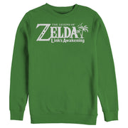 Men's Nintendo Legend of Zelda Link's Awakening Classic Logo  Adult Sweatshirt