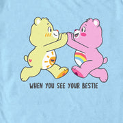 Men's Care Bears When You See Your Bestie Bears  Adult T-Shirt