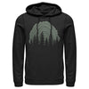 Men's Lost Gods Tree Stump Forest Silloutte  Adult Pull Over Hoodie