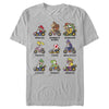 Men's Nintendo Mario Kart Cast  Adult T-Shirt