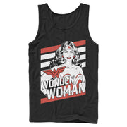 Men's Justice League Portrait Logo  Adult Tank Top