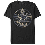 Men's Nintendo Legend of Zelda Link Circle Pattern  Adult T-Shirt